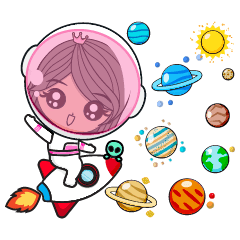 Space Traveler : Cute Girl