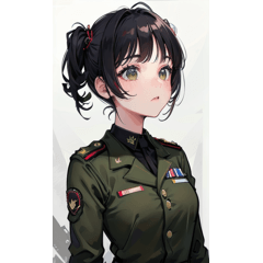 military fashion girls