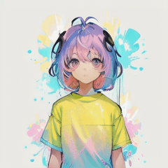 pastel style girl cute