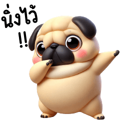 Puggie dog so cute