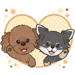 muku&momota Sticker by kummy.