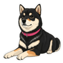 Cute Shiba Inu Sticker for everyday use2