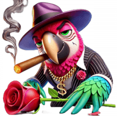 Gangster Parrot Bold Confession of Love