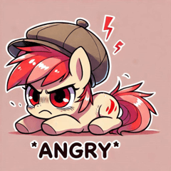 Clumsy Pony Stickers@SFW