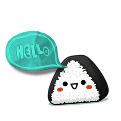 KAWAII Talking rice ball