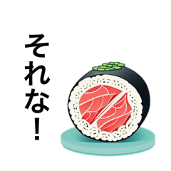 Talking Kawaii Sushi Stickers