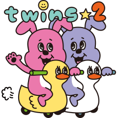 twins colorful animals2