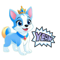 Cute Princess Dog