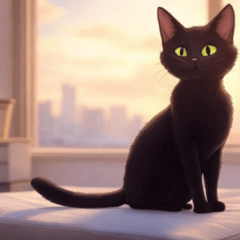 Comic Bombay Cat 1