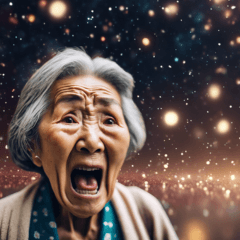 Grandma in outer space