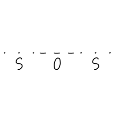 Morse code that can send SOS