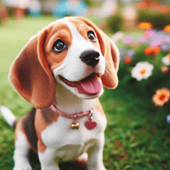 Adorably Floppy-Eared Beagles!