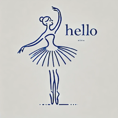 Minimal Ballet Dancer Stickers