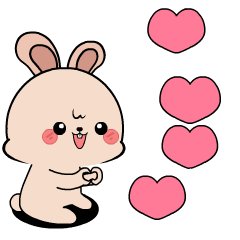 Just Rabbit 10 : Animated - Stiker LINE | LINE STORE