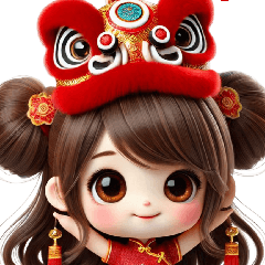 Rosa in Chinese day (Big sticker)