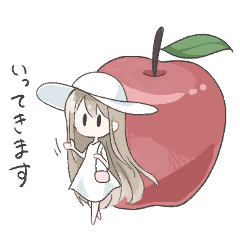 fruits and girl