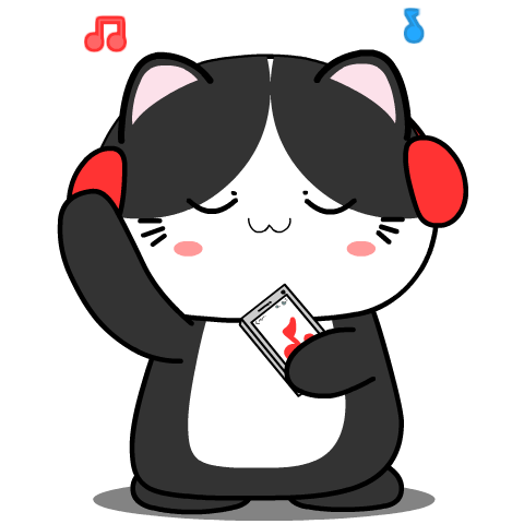 Baby tuxedo cat 5 : Effect stickers