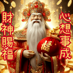 New Year's speech from the God of Wealth