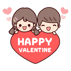 Sweethearts : Girl Animated Valentine