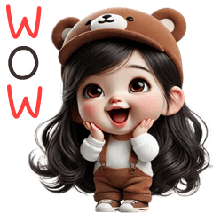 Bearry cute girl (ENG)