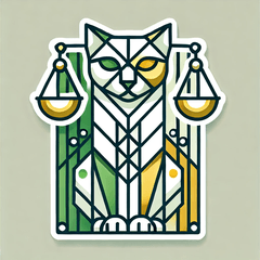 Righteous Cubism Cat Stamps