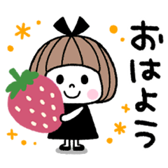 yurukawa girl everyday sticker