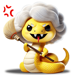 Golden Snake Grandma (No words )