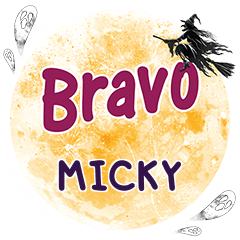 MICKY Bravo One word e