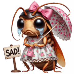 Cockroach Girl, Heartbroken,