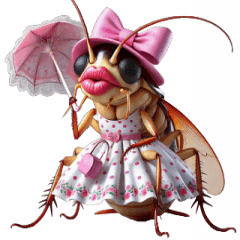 Cockroach Girl, I Want to Kiss and Hug