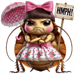 Cockroach Girl, Angry