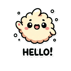 Fluffy Cute Stickers