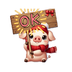 Cute pig one-liner animation