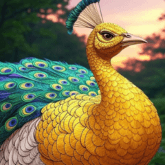 Comic Golden Peacock 1