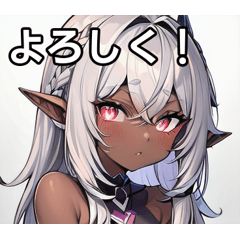 silver hair dark elf