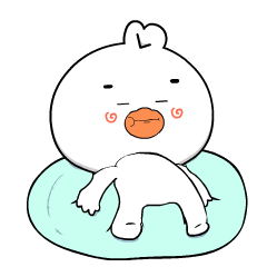 Weird White Bird 3 : Animated Stickers