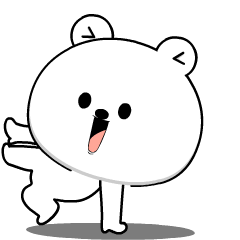 Weird White Bear 2 : Animated Stickers