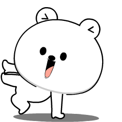 Weird White Bear 2 : Animated Stickers