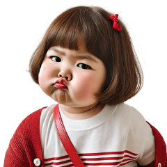 Chubby Funny face girl65 MINI(EN)