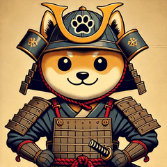 Samurai Shiba Inu Shibataro