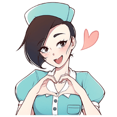 cute nurse - crazy notes