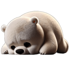 Slacker Bear I'm Tired Emoji Stickers