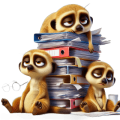 Meerkat Work Is So Exhausting Emoji