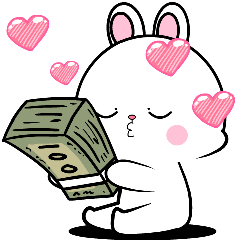 Lovely Rabbit 21 : Pop-up stickers
