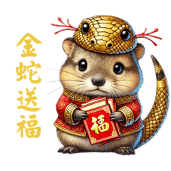 栝卡小精靈：蛇年行大運