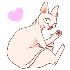 sphinx cat sticker