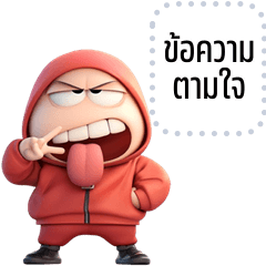 Message Stickers: Funny Nakarin