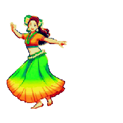 Moving Hula Girl