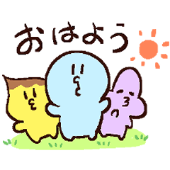 Chu-Chan family friends sticker