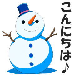 stickers of snowman